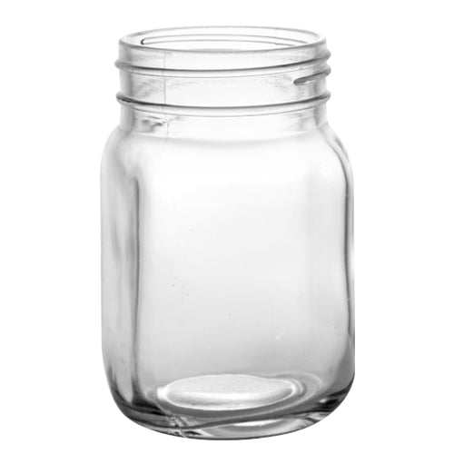 BarConic® 12oz Mason Jar Mug - Handle-Free Glass Drinking Cup for Coffee, Tea, Juice - Perfect for Home, Office, Camping & Gifts