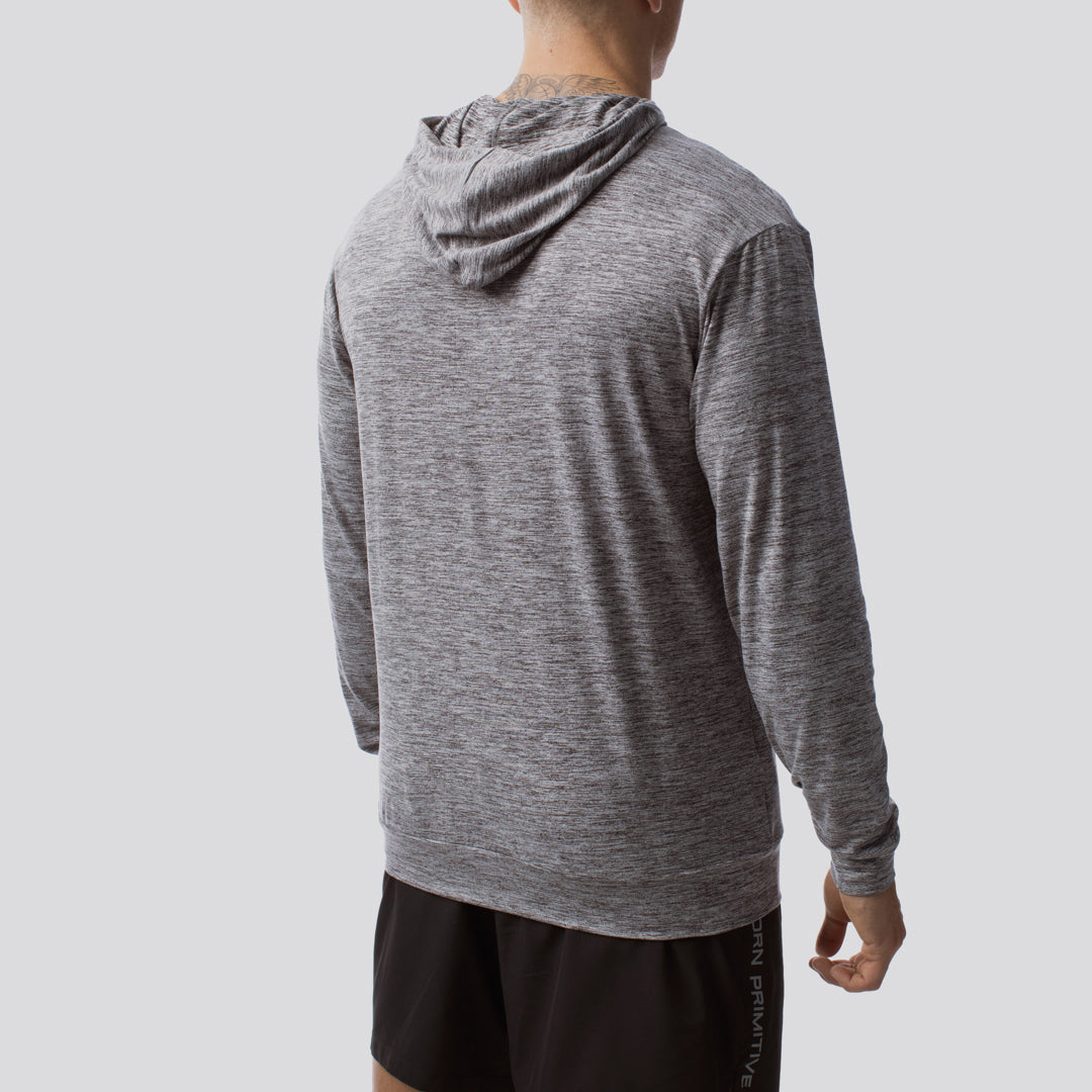 Premium Athleisure Hoodie for Women & Men - Soft Heather Grey Pullover for Gym, Yoga & Casual Wear | Cozy & Stylish Loungewear