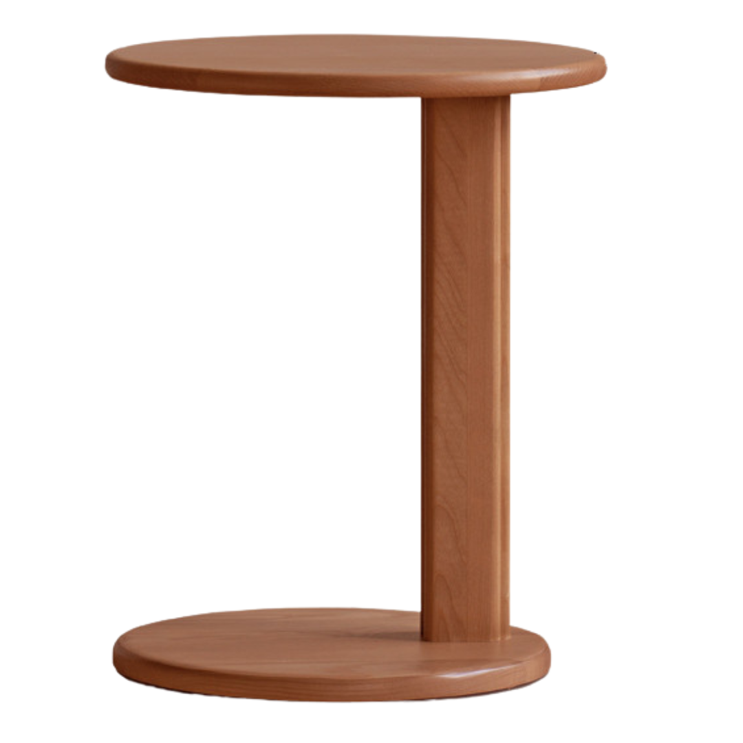 15.7x15.7x19.6 inch/ 40x40x49.8cm/ Walnut color/  Ash small side table
