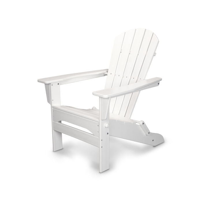 POLYWOOD Palm Coast Folding Adirondack Chair - Outdoor Patio Furniture, Weather-Resistant & Durable - Perfect for Poolside, Beach, Deck, and Garden Relaxation