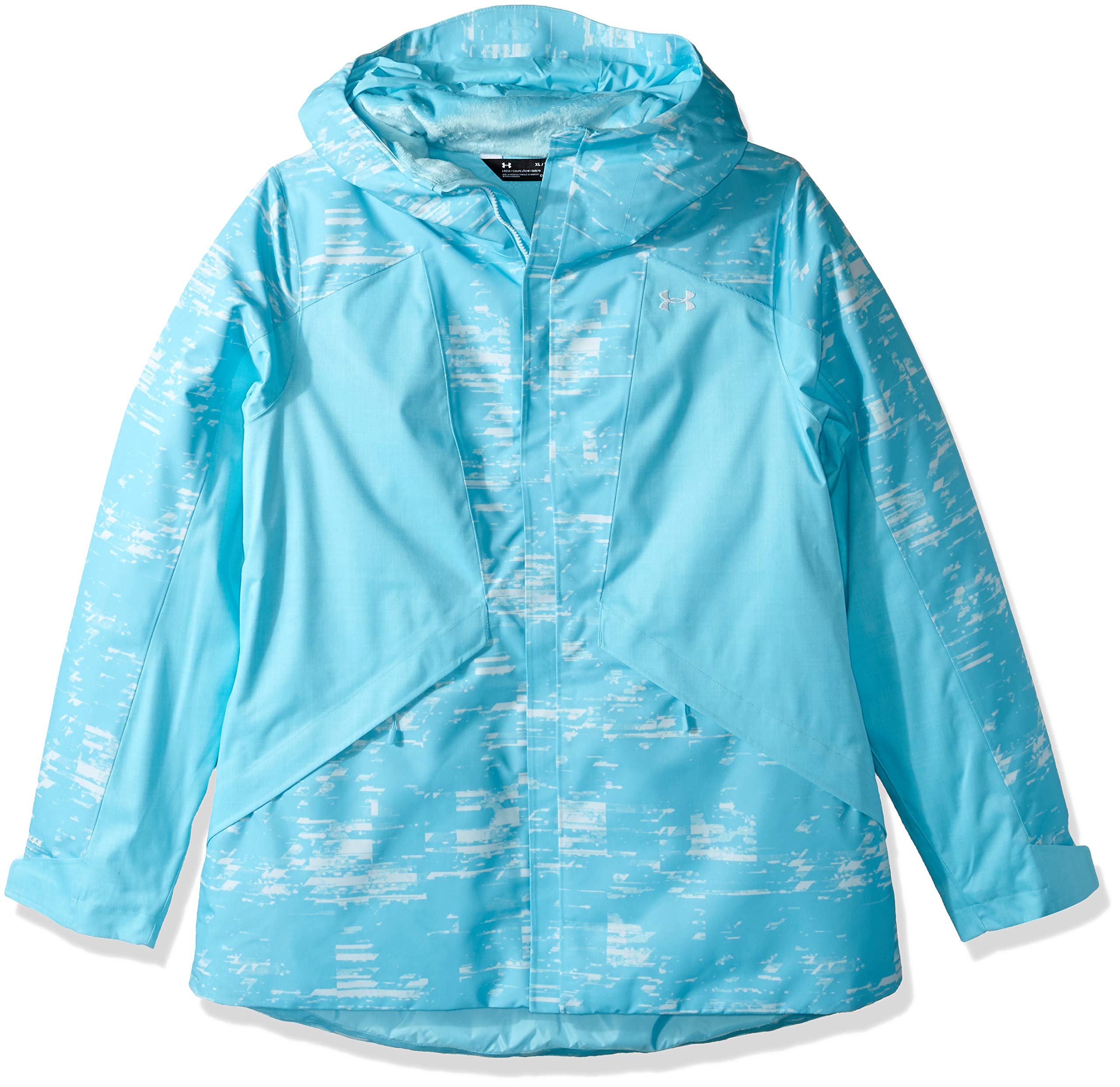 Under Armour Women's OS Good Insulated Jacket - Venetian Blue/Halogen Blue, X-Large | Warm Winter Coat for Outdoor Activities & Casual Wear