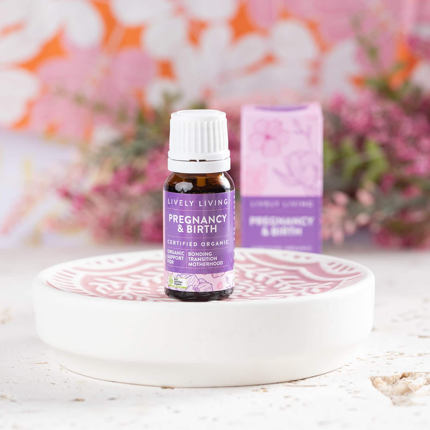 Organic Pregnancy & Birth Essential Oil - 10ml Natural Aromatherapy for Labor, Relaxation & Stress Relief - Perfect for Massage, Diffuser & Self-Care