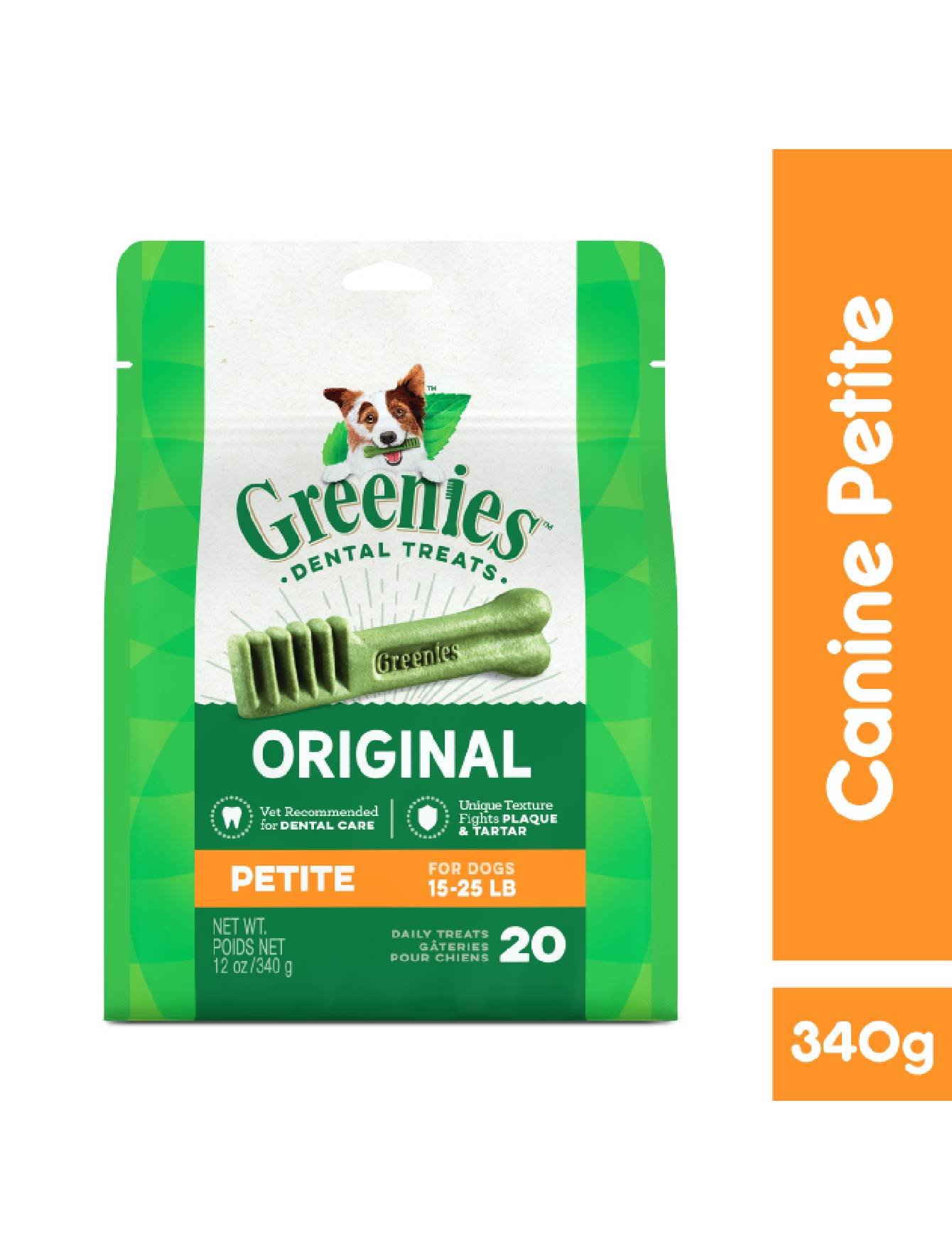 Greenies Petite Dental Dog Treats for Small Dogs - Tartar Control & Fresh Breath - 2 Size Options - Perfect for Daily Oral Care & Training Rewards