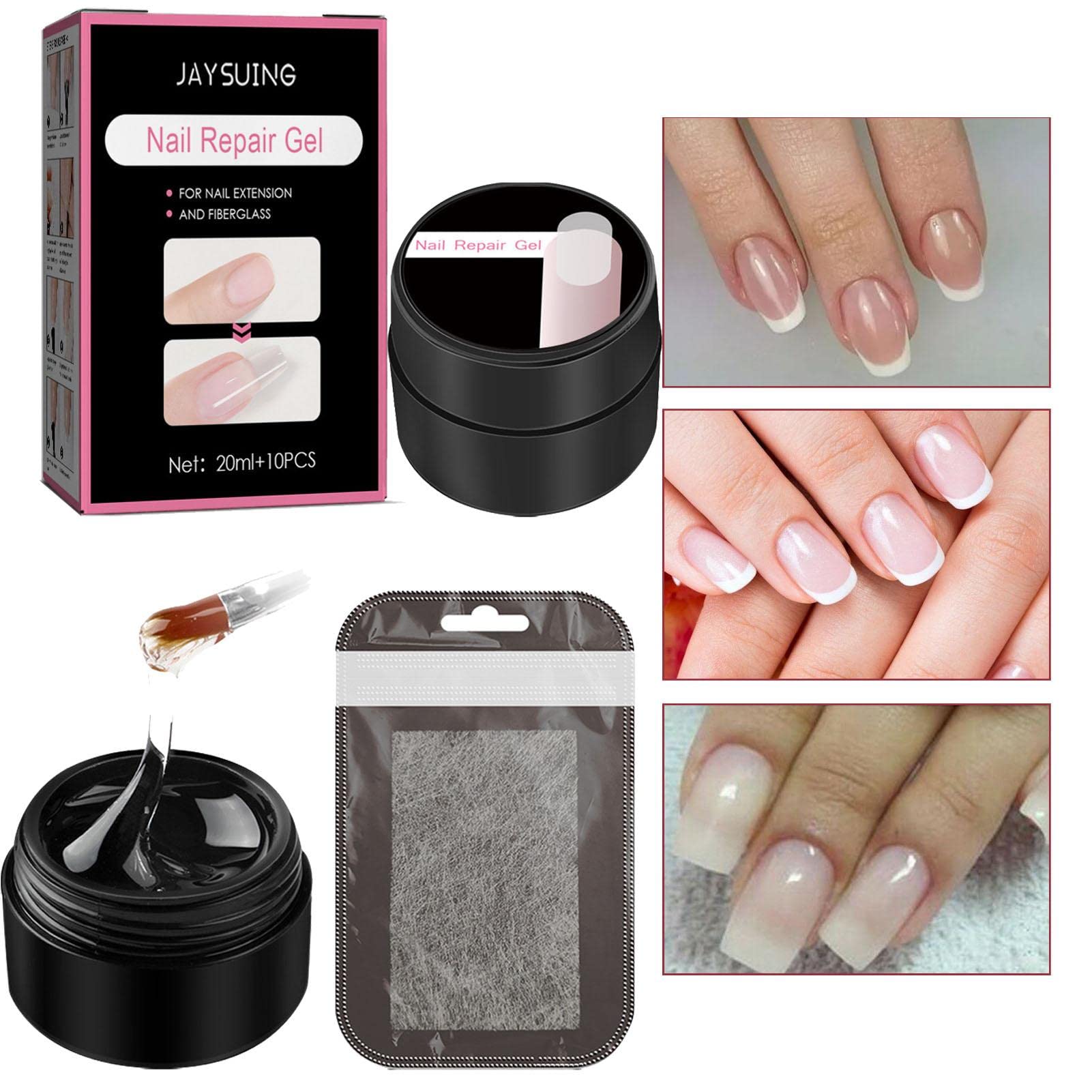 Jomewory 2 Pack Nail Glue for Gel Extensions - Long Lasting Quick Dry Nail Adhesive for Strong Gel Nail Art - Essential Nail Care Kit for Salon & Home Manicures (Perfect for DIY Nail Extensions & Professional Use)