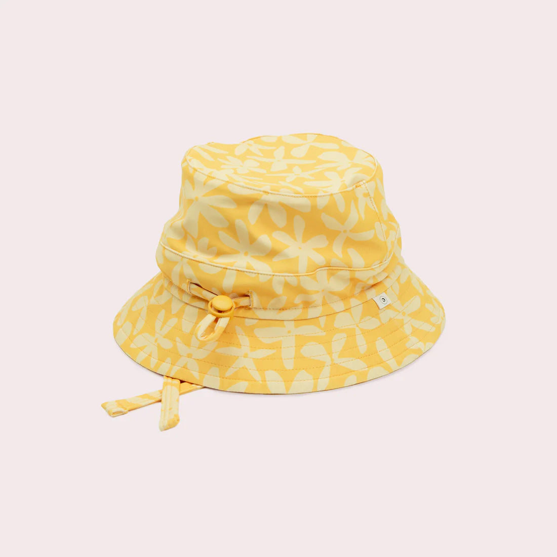 EcoNaps Baby & Toddler Swim Hat - UV Protection Sun Hat for Infants & Kids - Waterproof Daisy Print Swim Cap for Beach, Pool & Outdoor Activities