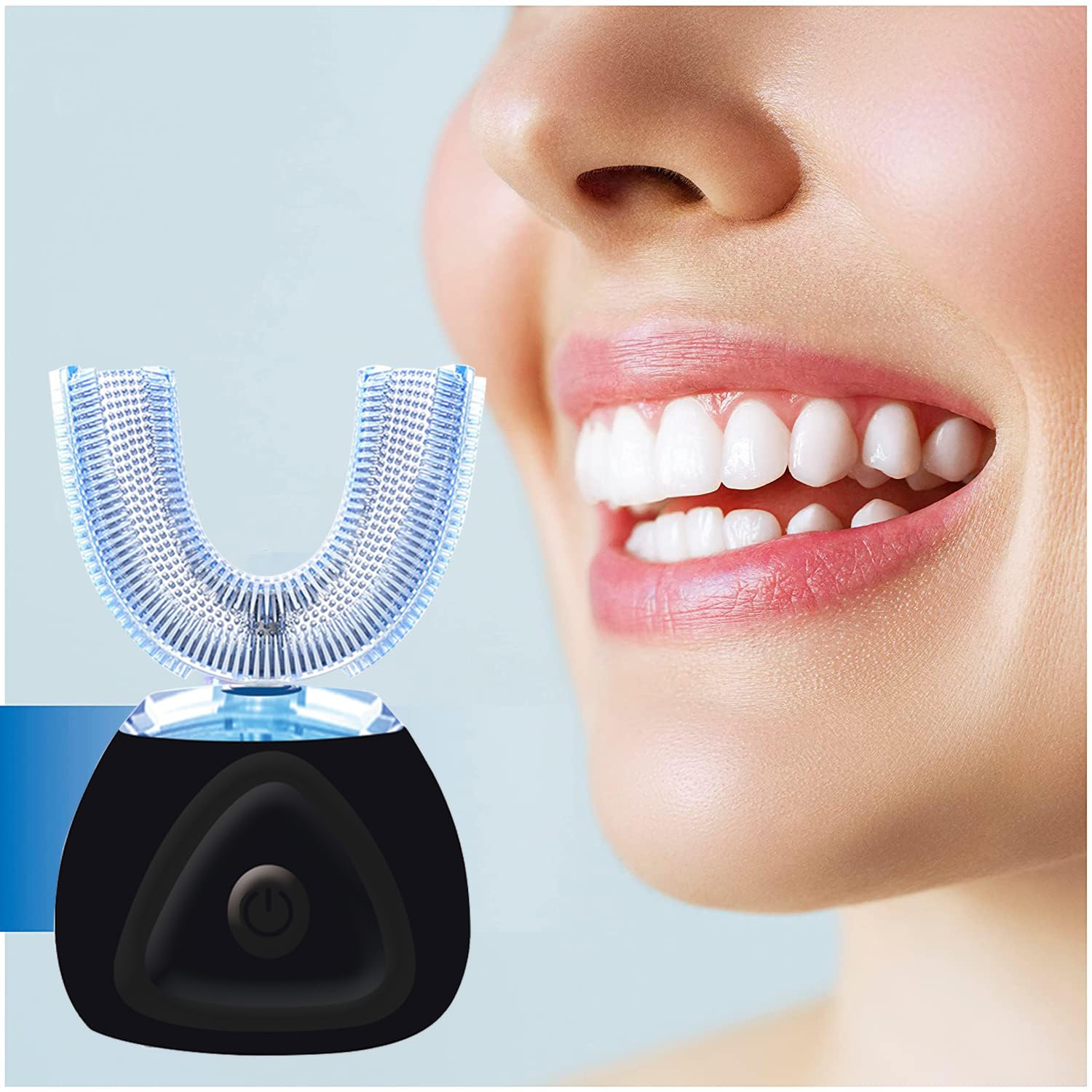 360° Ultrasonic Electric Toothbrush for Adults - Automatic Sonic Toothbrush with Timer & Wireless Charging, Teeth Whitening & Deep Cleaning - Perfect for Home, Travel & Daily Oral Care