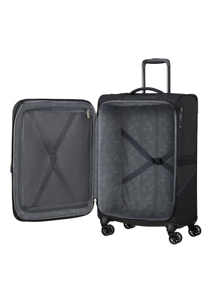 American Tourister Summerride Spinner Medium Luggage - Lightweight Expandable Suitcase with 4 Spinner Wheels for Travel, Business Trips & Weekend Getaways