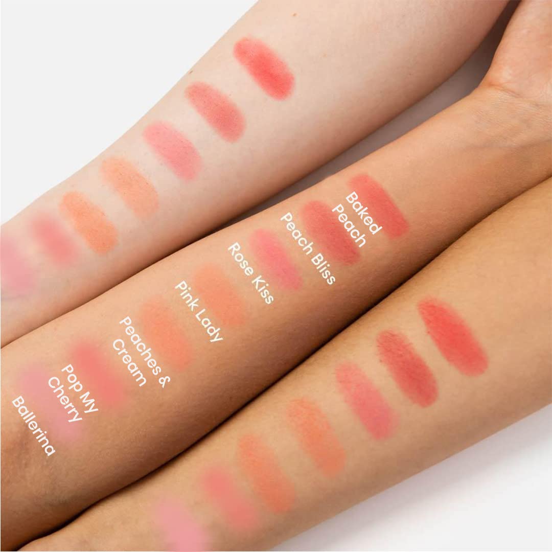 Revolution Beauty Blusher Reloaded Rose Kiss - Ballerina Pink Matte Finish, Long Lasting & Smudge Proof | Professional Face Makeup & Highlighter | Perfect for Daily Wear & Special Occasions