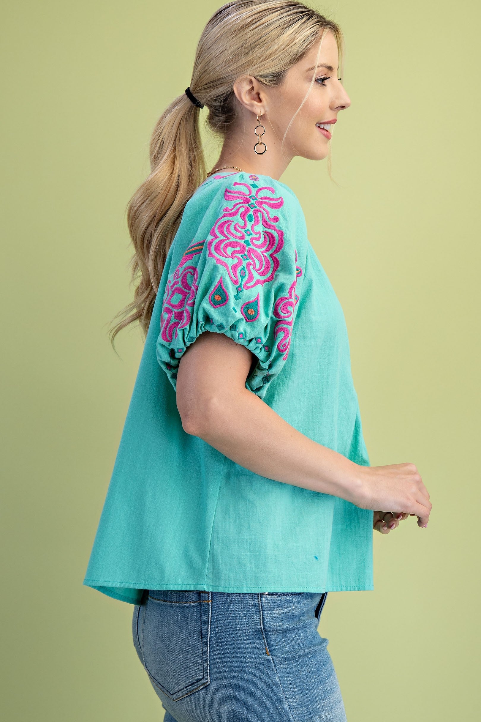 Emerald Dream Top - Elegant Women's Fashion Blouse for Casual & Party Wear | Perfect for Date Nights, Office & Special Occasions