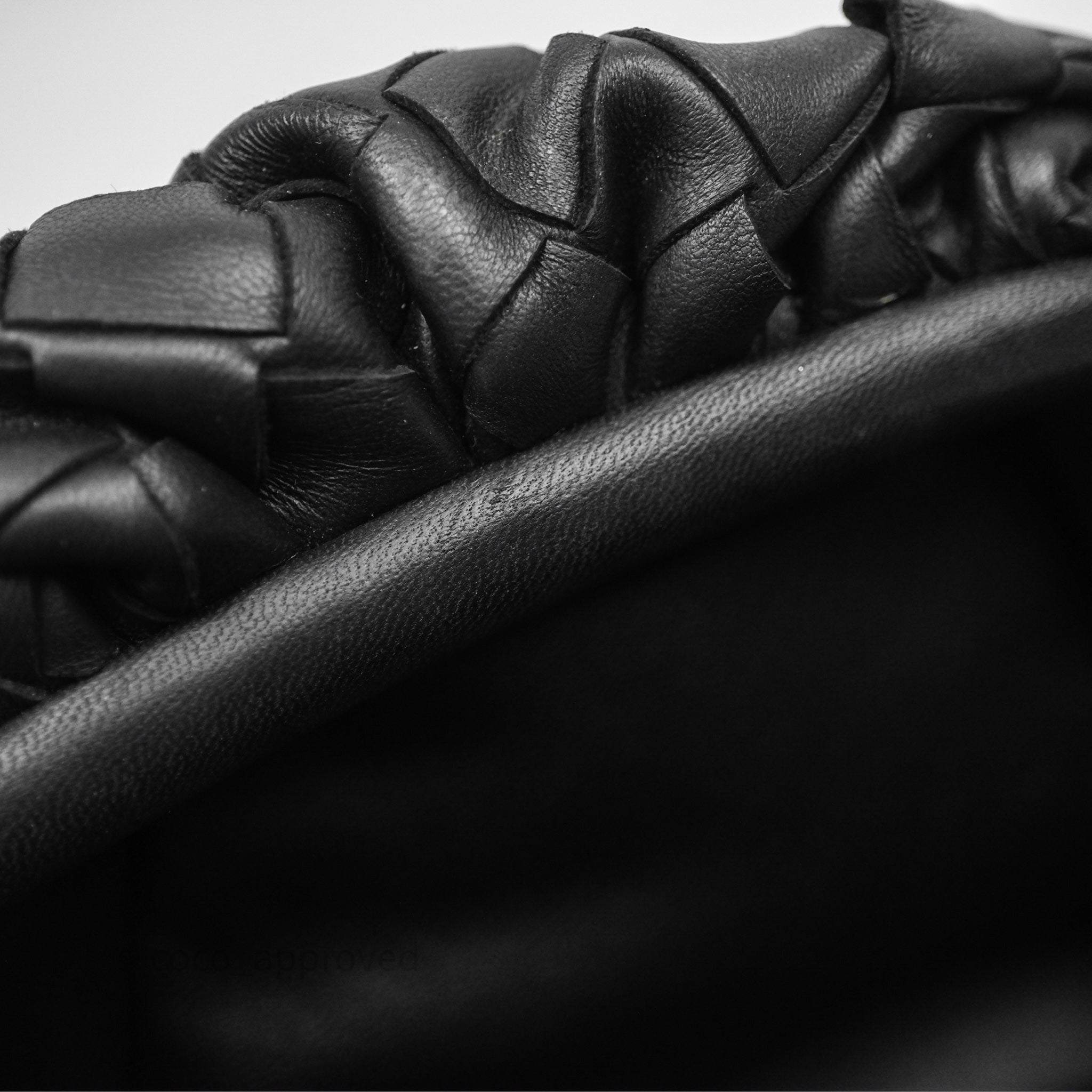 Bottega Veneta Mini Pouch Bag in Black Intrecciato Calfskin Leather - Perfect for Evening Events & Luxury Gift Giving