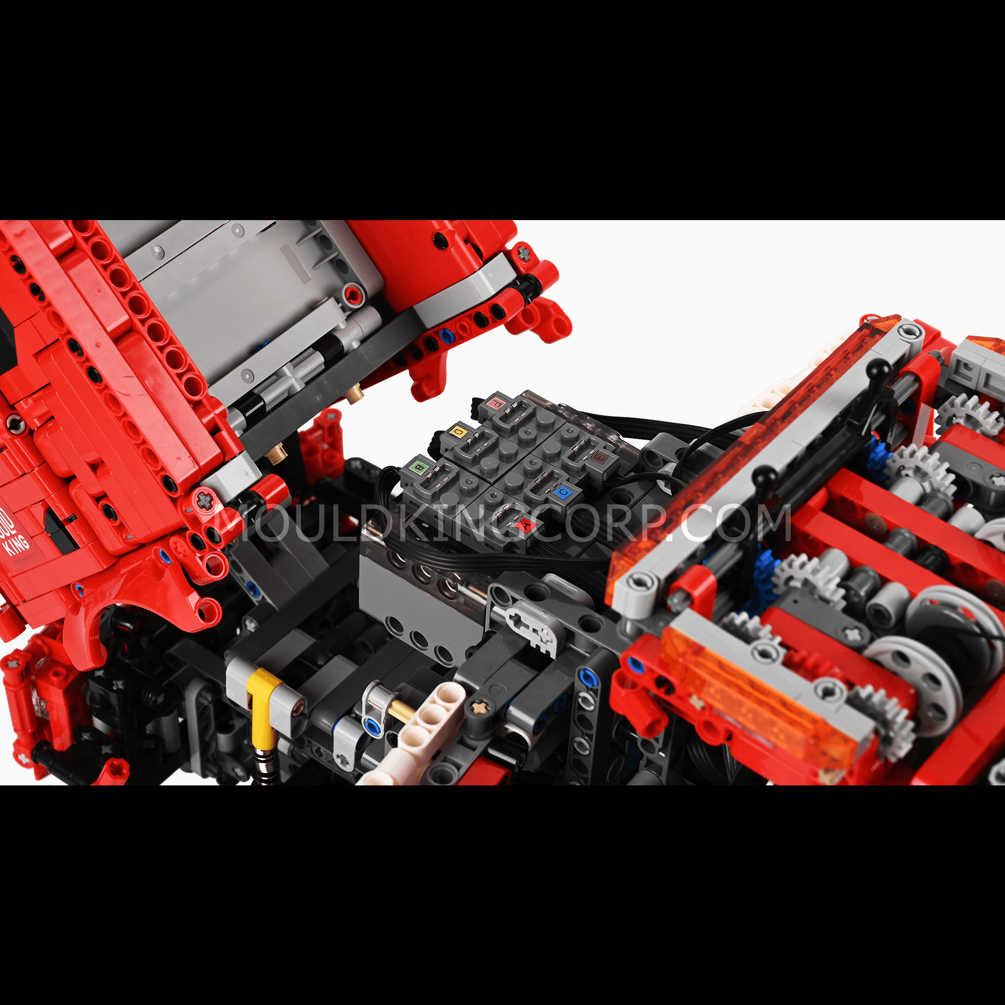 Mould King 17027 Remote Control Fire Truck & Rescue Vehicle Building Blocks Set - 4,883 Pieces STEM Toy for Kids & Adults | Perfect for Firefighter Role Play, Emergency Rescue Scenes & Collector Displays