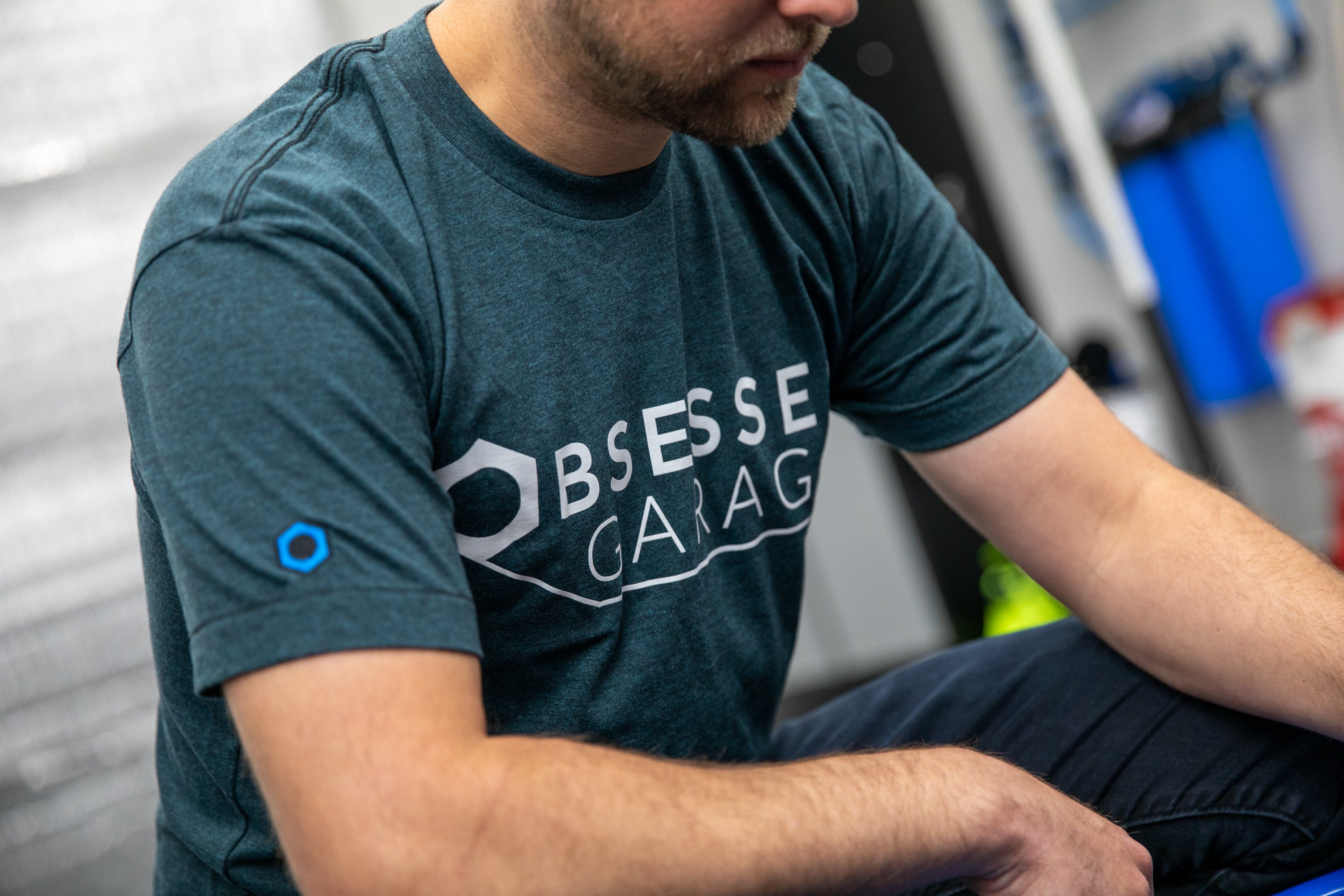 Obsessed Garage Logo T-Shirt - Premium Cotton Unisex Tee for Car Enthusiasts - Perfect for Car Shows, Meetups & Casual Wear