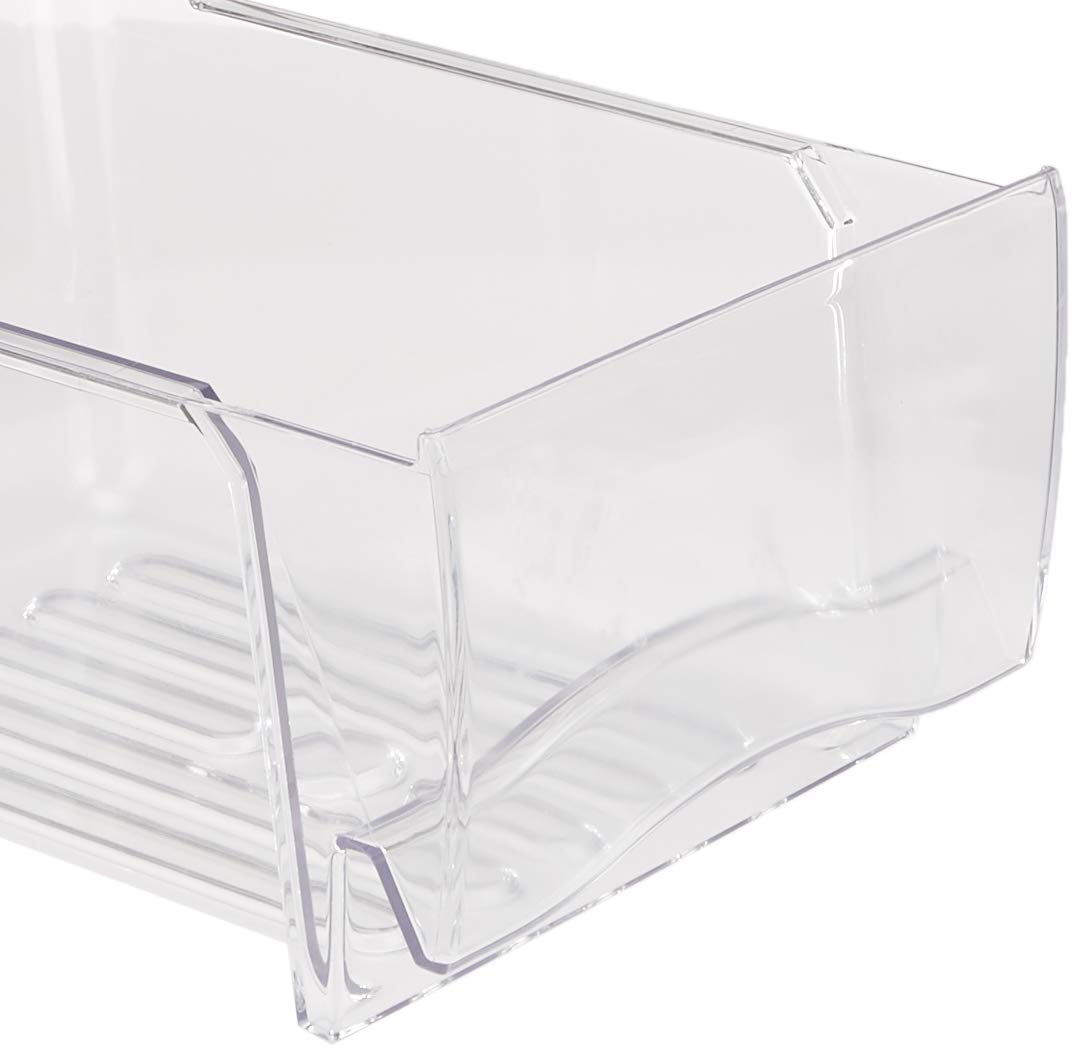 GE WR32X10697 Genuine OEM Clear Crisper Drawer Replacement for GE Refrigerators - Fresh Produce Storage Bin for Fruits & Vegetables