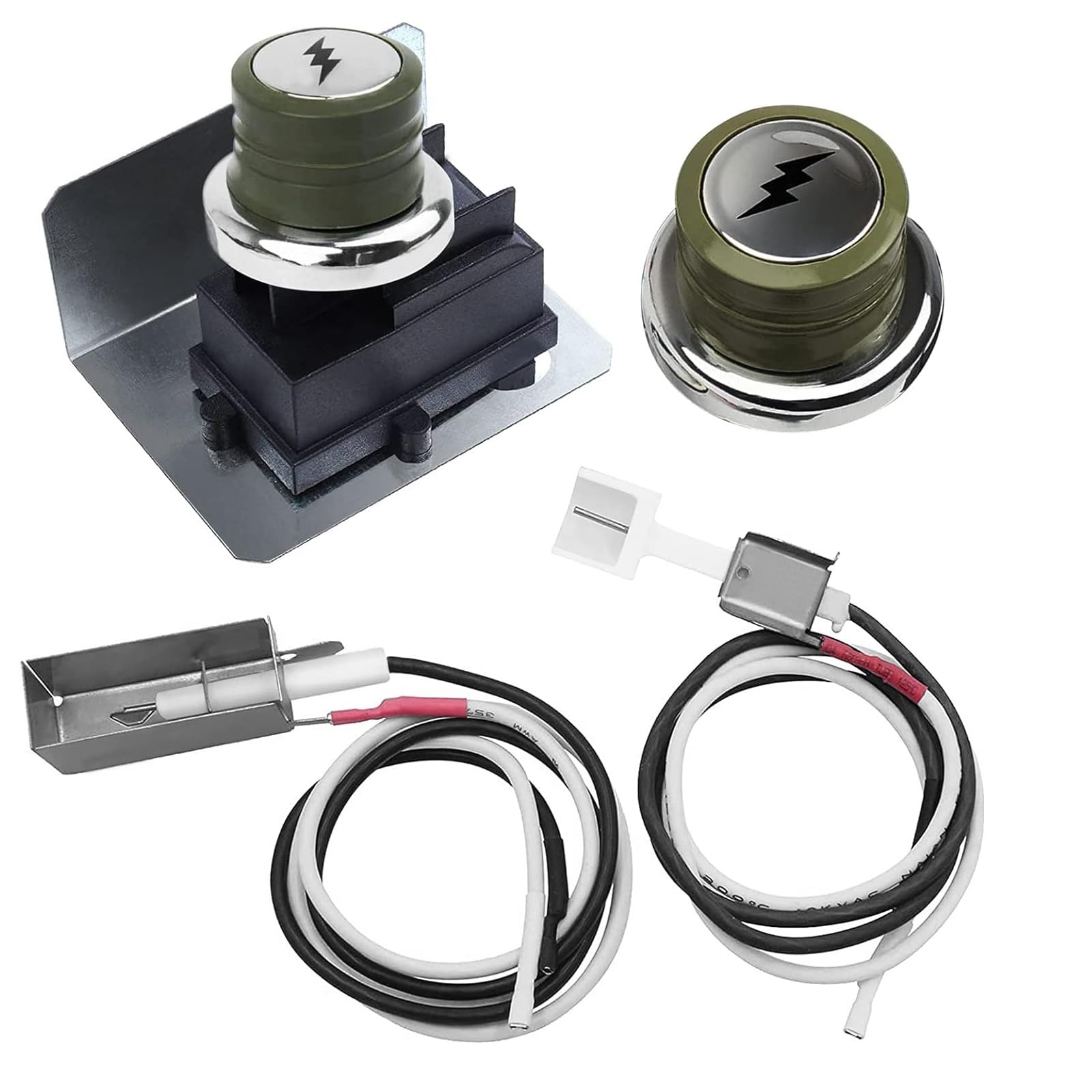 Weber Grill Igniter Kit Replacement for Spirit E-310, E-210, Spirit II E-310, E-210 & Genesis 300 Series - Compatible with Models 91360, 67847, 67726 - Perfect for Outdoor BBQ, Gas Grill Maintenance & Backyard Cooking