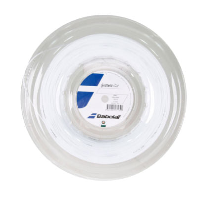 Babolat Synthetic Gut 17/1.25 Tennis String Reel - Natural Color | High Performance Tennis Racket Strings for All Court Play | Perfect for Recreational & Competitive Players