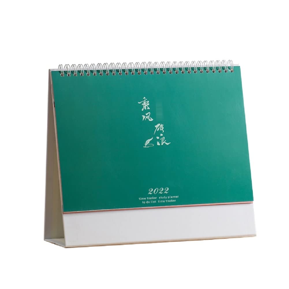 2022-2023 Large Standing Desk Calendar with Planner Stickers - Aug 2022 to Dec 2023 Monthly Grid Memo Flip Calendar - Perfect for Office, Home & School Organization