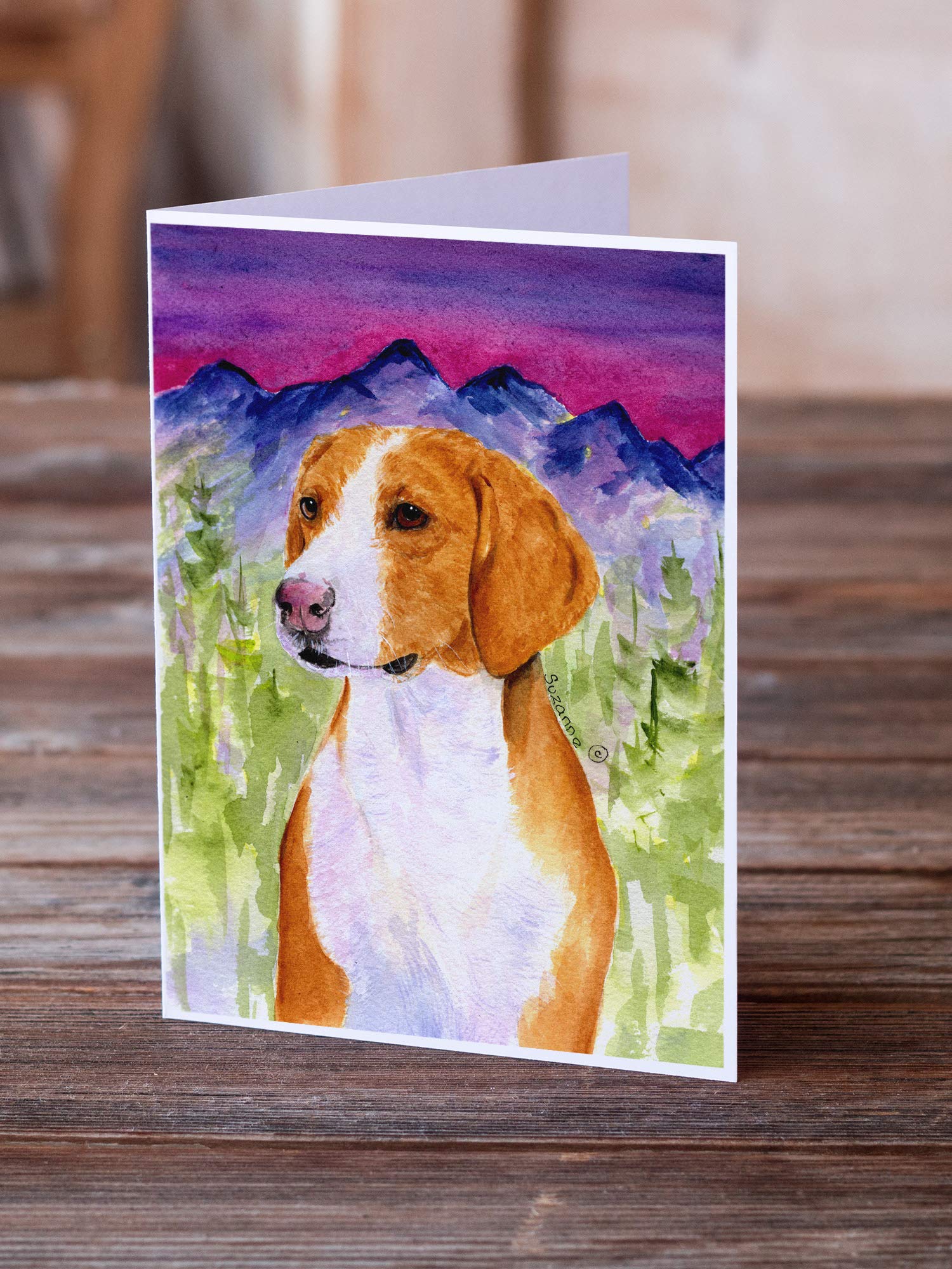 Drever Greeting Cards and Envelopes Set - Pack of 8 Blank A7 Note Cards (5x7 Inches) for Birthday, Thank You & Special Occasions | Whimsical Design | Caroline's Treasures