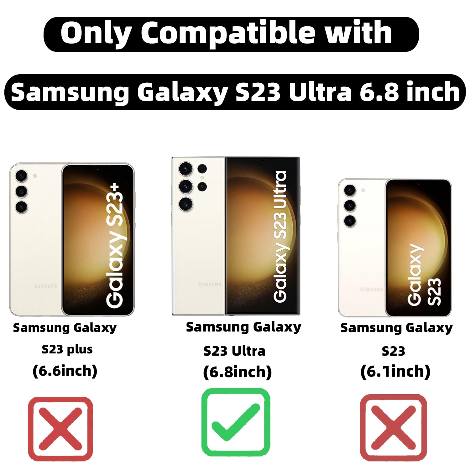 Magnetic Phone Case for Samsung Galaxy S23 Ultra 6.8