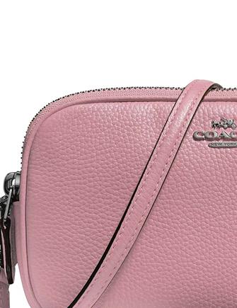 Coach Pebble Leather Crossbody Clutch Bag for Women | Stylish Shoulder Purse for Everyday Use, Date Night & Travel Accessories