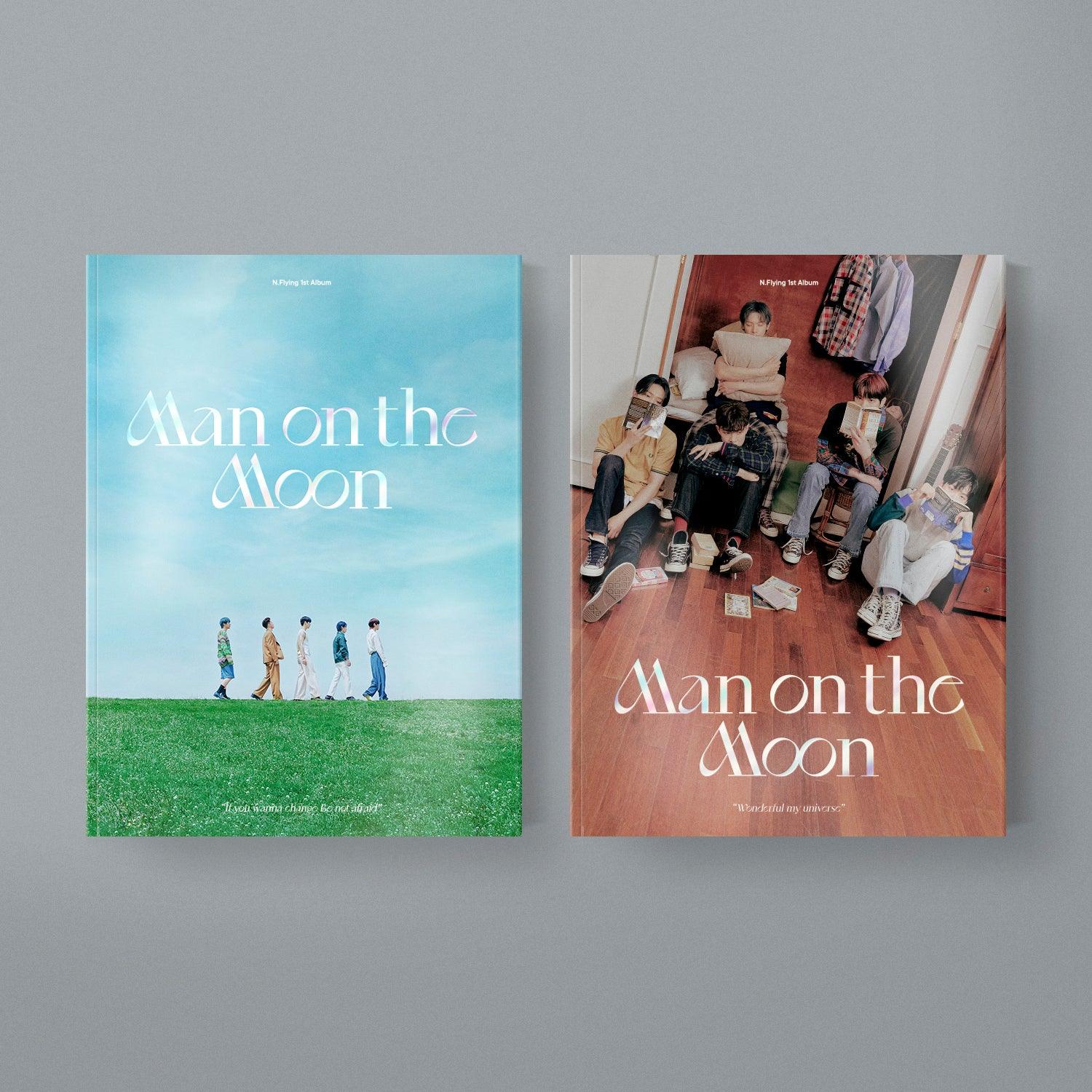 N.FLYING 1st Album 'MAN ON THE MOON' - K-Pop CD with Photobook & Poster - Perfect for K-Pop Fans and Music Collectors - Great Gift for Birthdays and Special Occasions
