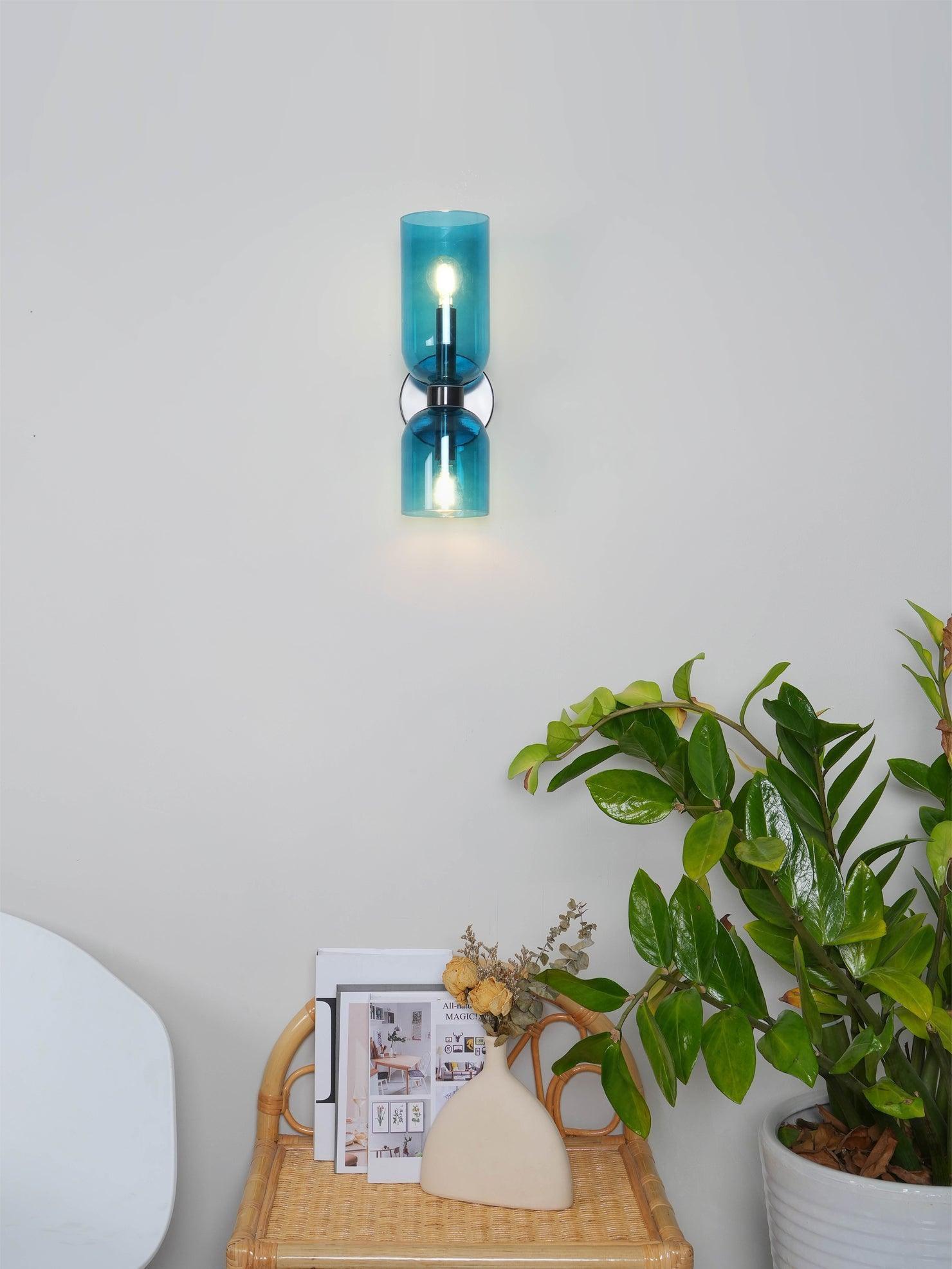 Edie Plug In Wall Lamp - Vintage Style Plug-In Sconce with Adjustable Arm for Bedroom, Living Room & Hallway Lighting