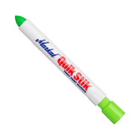 Markal 61042 Quik Stik Industrial Markers - 16 Pack of Fast-Drying Paint Markers for Metal, Wood, Plastic - Perfect for Construction, Warehouse Labeling & DIY Projects