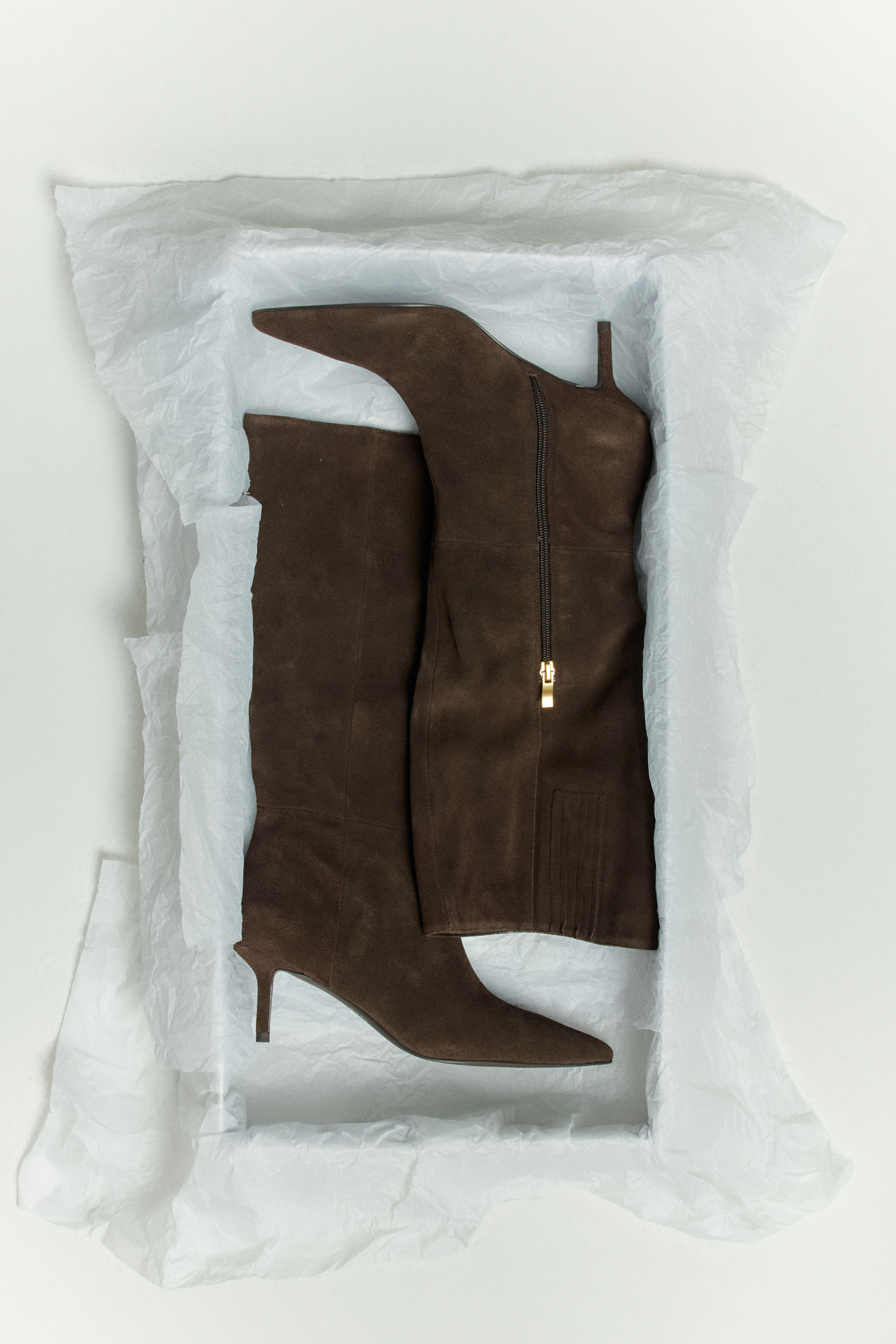 Yonita Women's Long Suede Boots in Chocolate Brown - Stylish & Comfortable Knee-High Boots for Fall, Winter & Casual Outfits