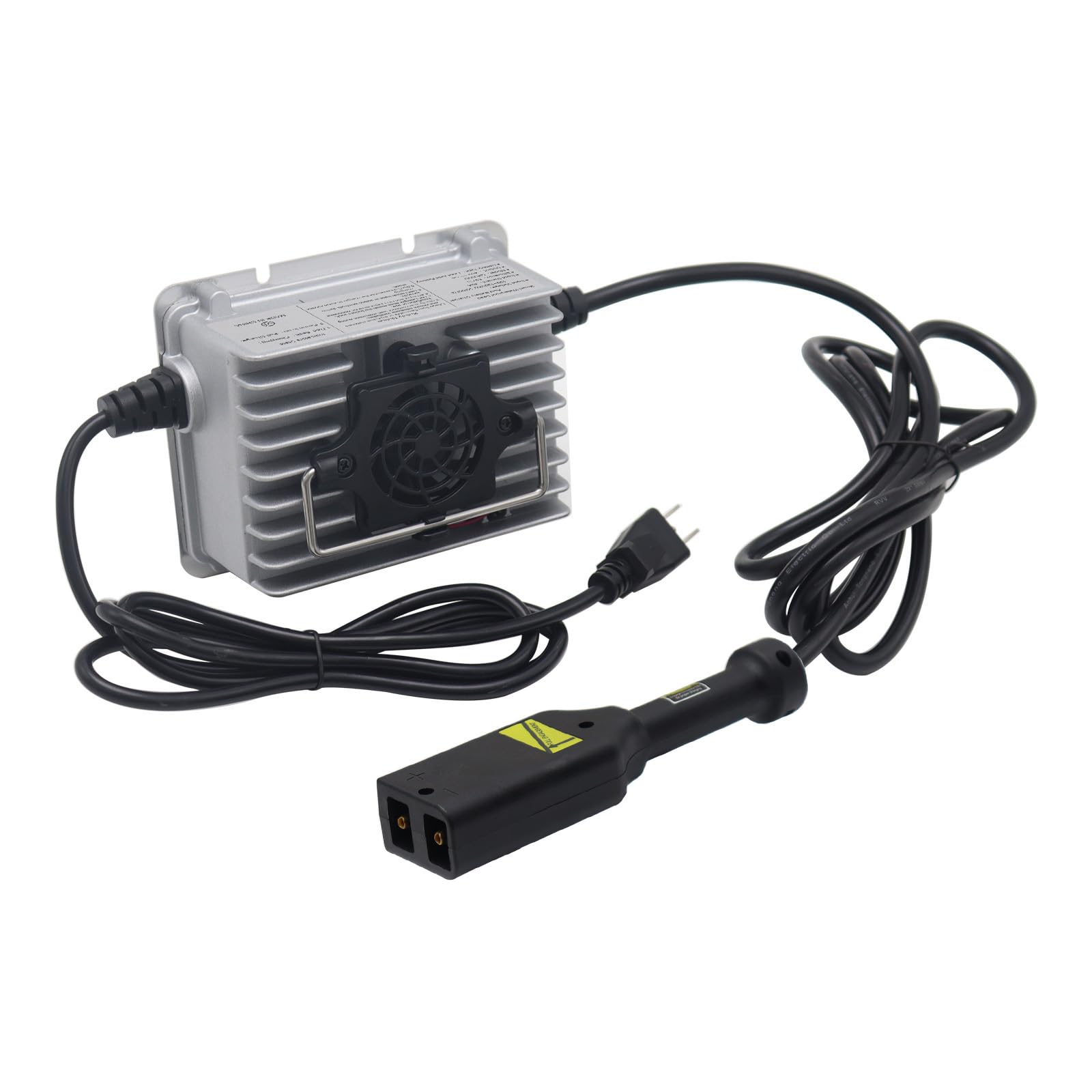 48V 5A Golf Cart Battery Charger with D-Plug/Powerwise Plug - Fast Charging for 48V Golf Carts, EZGO, Club Car & Yamaha - Perfect for Home, Course & Storage Charging
