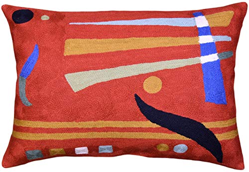 Elements Orange Lumbar Pillow