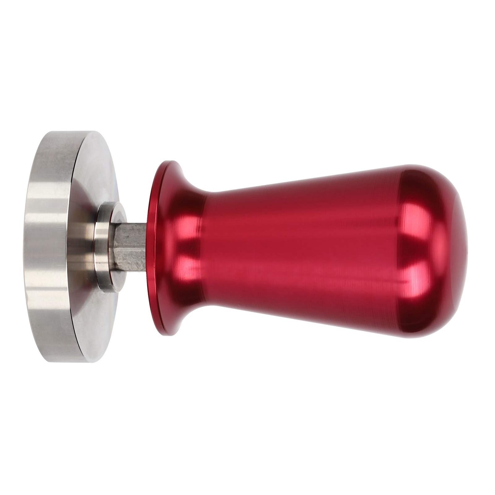Premium 57.5mm Coffee Tamper - Durable Espresso Powder Press for Home Baristas & Coffee Shops - Perfect Gift for Coffee Lovers (Red) - Ideal for Espresso Machines, French Press & Home Brewing