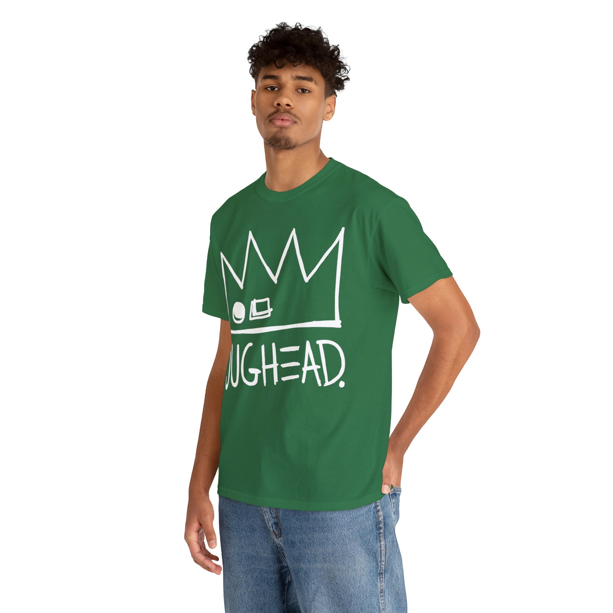 Archie Comics Jughead Jones Crown T-Shirt - Unisex Heavy Cotton Tee for Casual Wear & Comic Fan Gifts