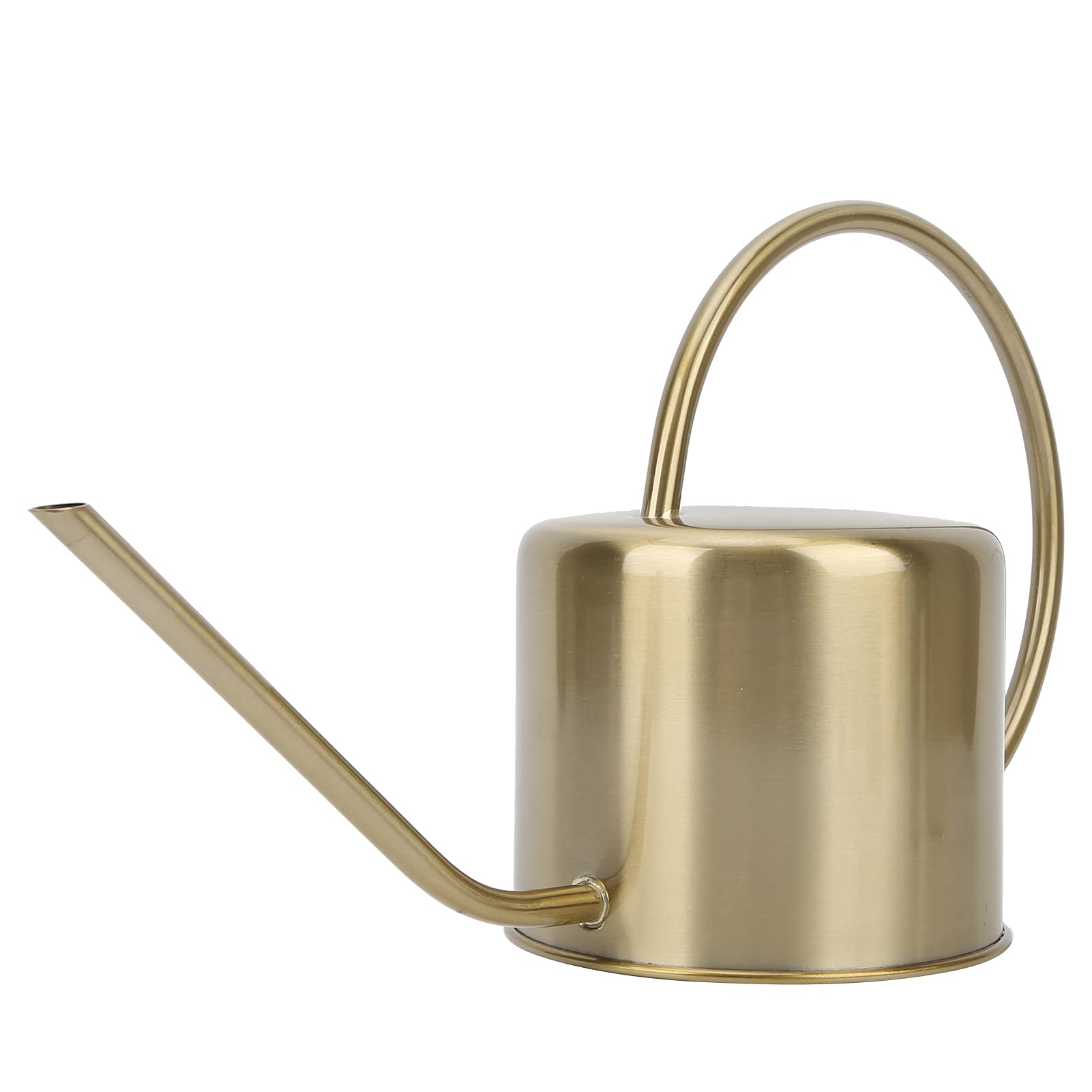 Stainless Steel Watering Can 1300ML with Long Spout - Vintage Gold Watering Pot for Indoor Plants, Succulents & Outdoor Gardening - Perfect for Home, Office & Garden Use