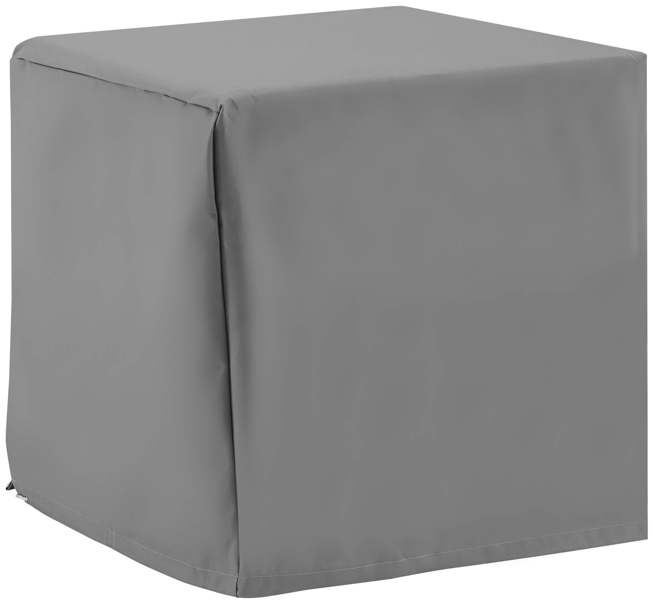 Crosley Waterproof Outdoor Patio Furniture Cover - Durable Side Table Protector for Backyard, Deck, Garden - All-Weather Gray Furniture Cover for Rain, Snow & Sun Protection