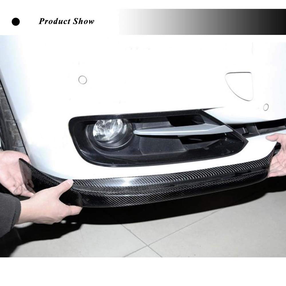 BMW 3 Series F30 Carbon Fiber Front Apron Lip Spoiler - Compatible with 320i 325i 328i 335i Sedan (2012-2015) | Aggressive Styling & Enhanced Aerodynamics for Street Racing & Car Shows
