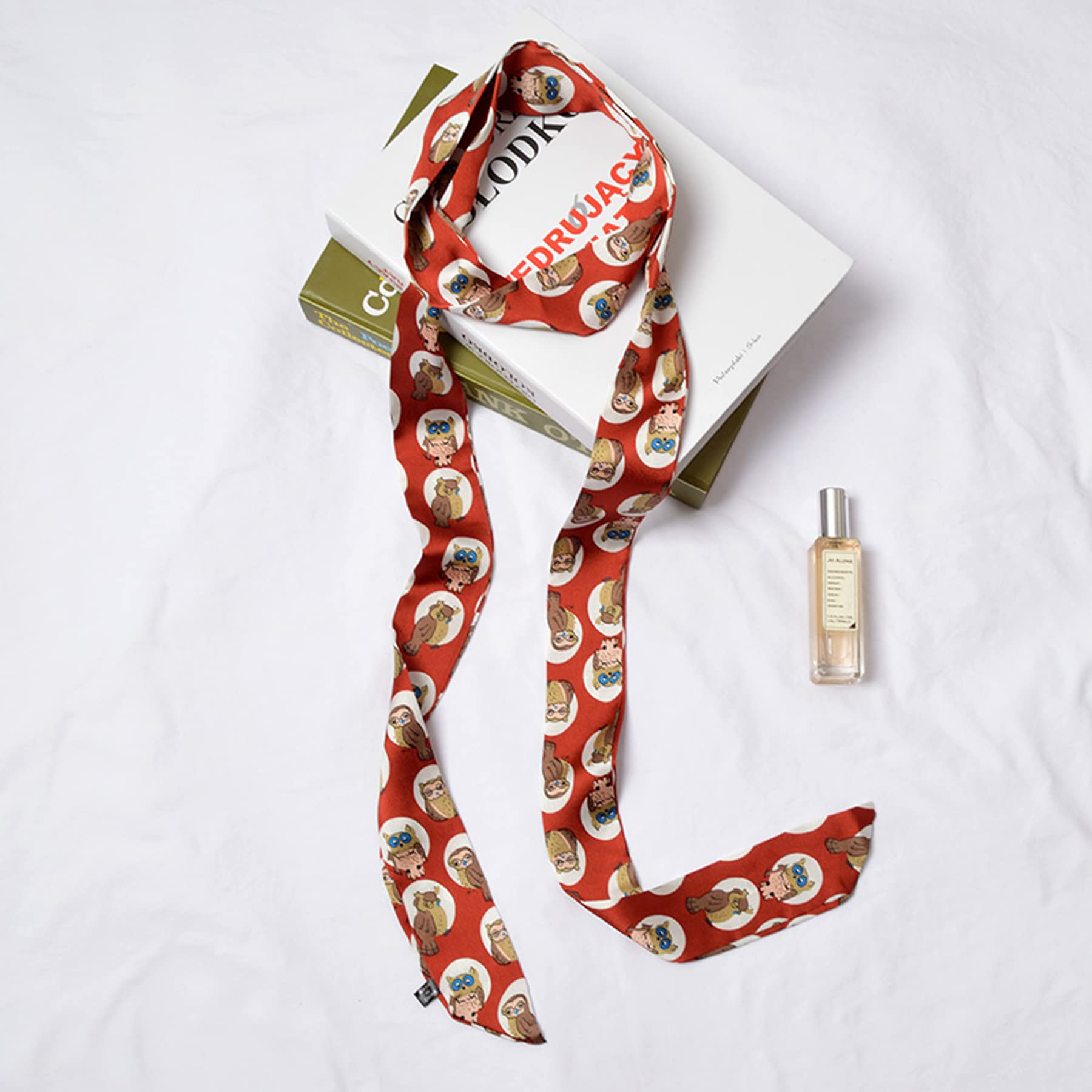Elegant Long Skinny Satin Scarf - Hair Wrap, Neck Tie, Handbag & Belt Accessory for Women | Perfect for Parties, Weddings & Everyday Fashion