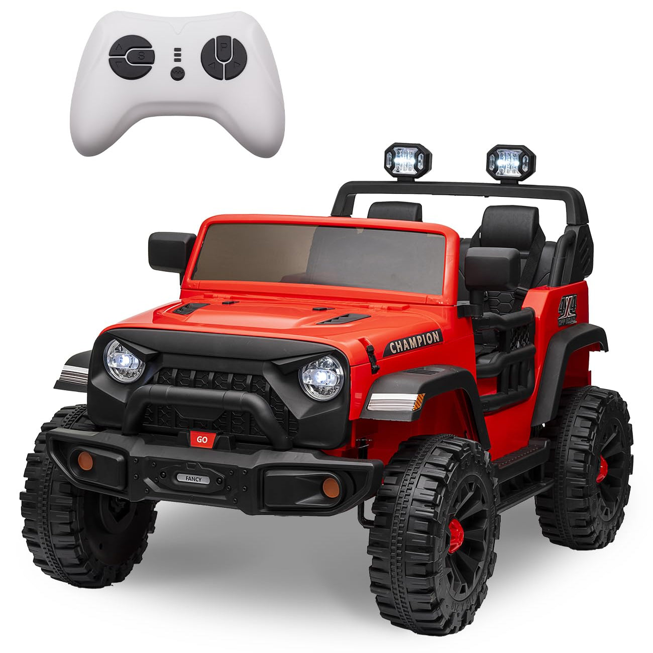 GARVEE 24V Kids Electric Ride On Car - 2 Seater XL Power Wheels for Ages 3+, 20