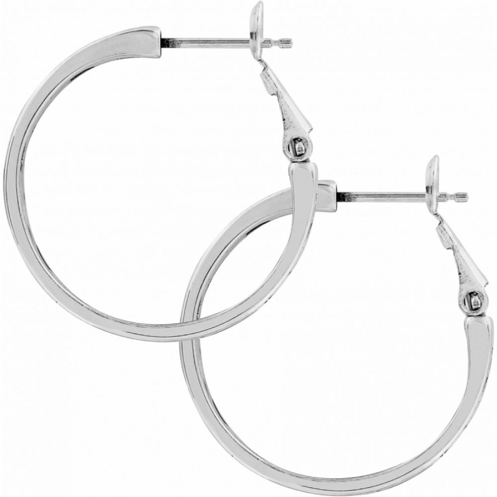Brighton Contempo Small Hoop Earrings - Sterling Silver Minimalist Hoops for Women | Perfect for Everyday Wear, Office & Date Night