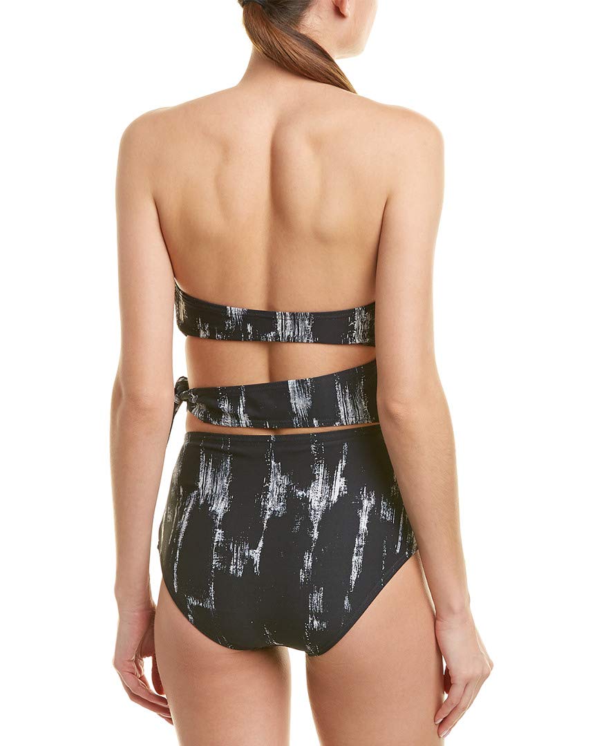 Proenza Schouler One-Piece Printed Bandeau Swimsuit for Women | High-End Designer Swimwear for Beach Vacation & Pool Party | Sexy Summer Swimsuits 2024