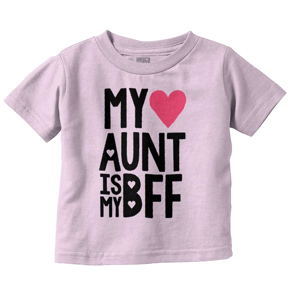 Cute BFF Niece Aunt Best Auntie Ever Youth T-Shirt for Girls | Brisco Brands | Perfect Gift for Niece, Aunt Matching Outfits & Family Events