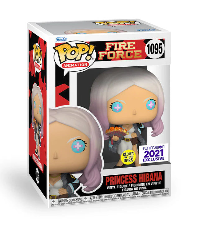 Fire Force Princess Hibana Glow in The Dark Funimation 2021 Exclusive #1095 - Anime Collectible for Fans & Display