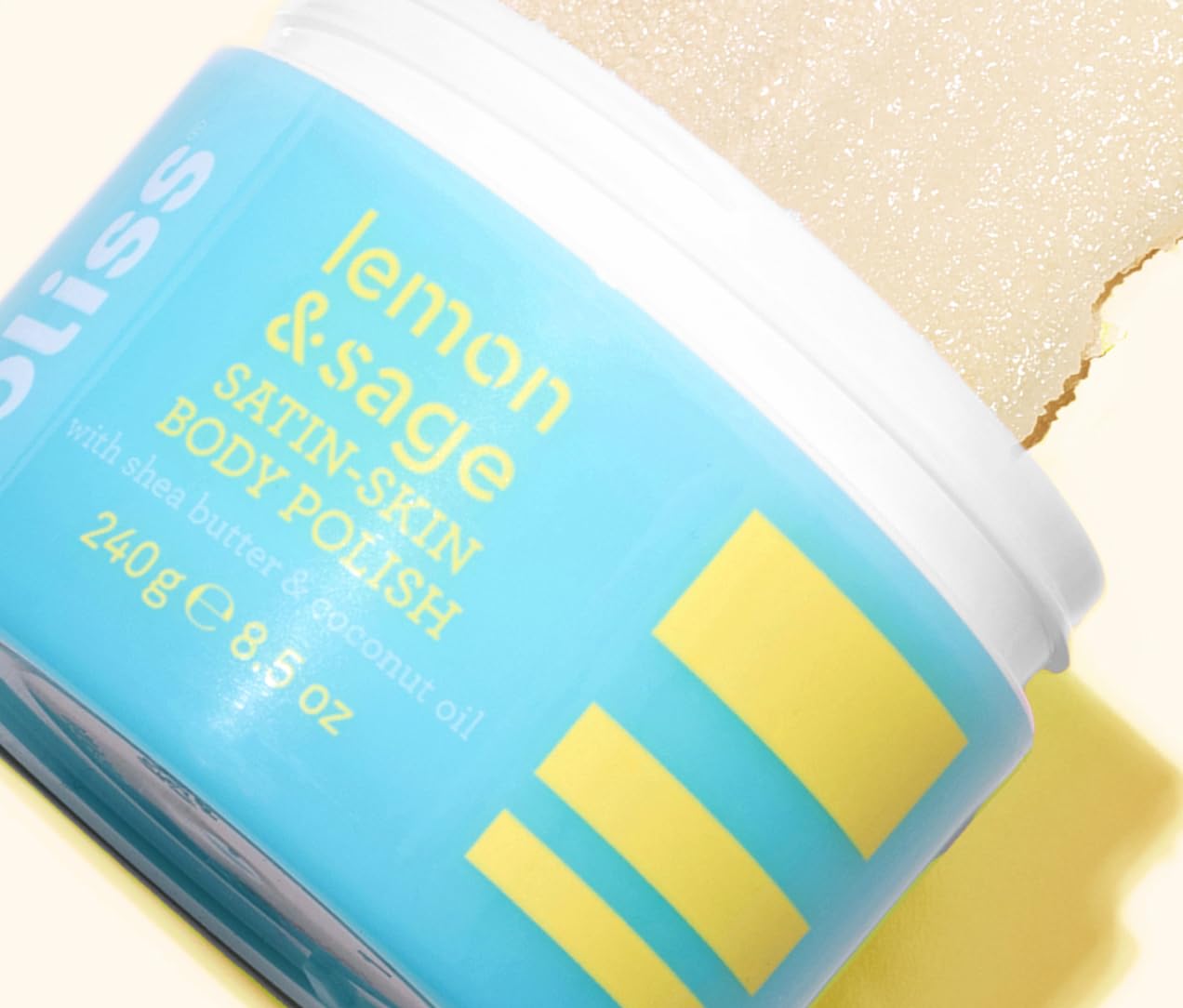 Bliss Body Scrub and Body Wash Duo - Lemon & Sage Scent - Gentle Exfoliating & Hydrating - Vegan, Cruelty-Free Skincare for Dry & Sensitive Skin - Perfect for Shower & Spa Day Self-Care