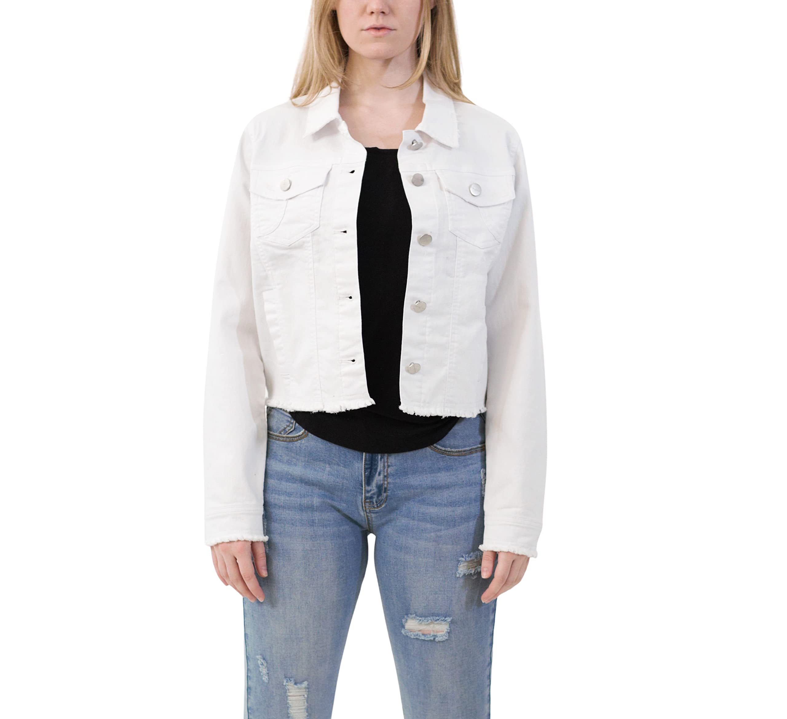 Women's Luxury Denim Jackets - Comfortable & Stylish Coats for Casual Outings & Evening Events