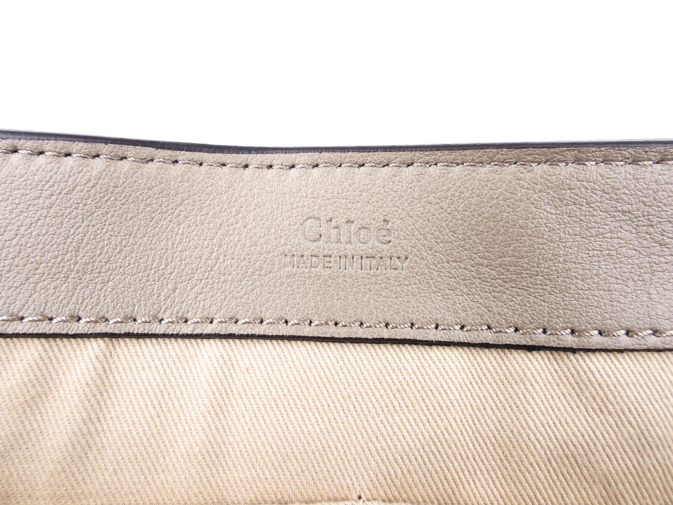 Chloe Medium Faye Day Shoulder Bag in Grey Calfskin - Two-Way Carry for Women | Perfect for Work, Travel & Everyday Use