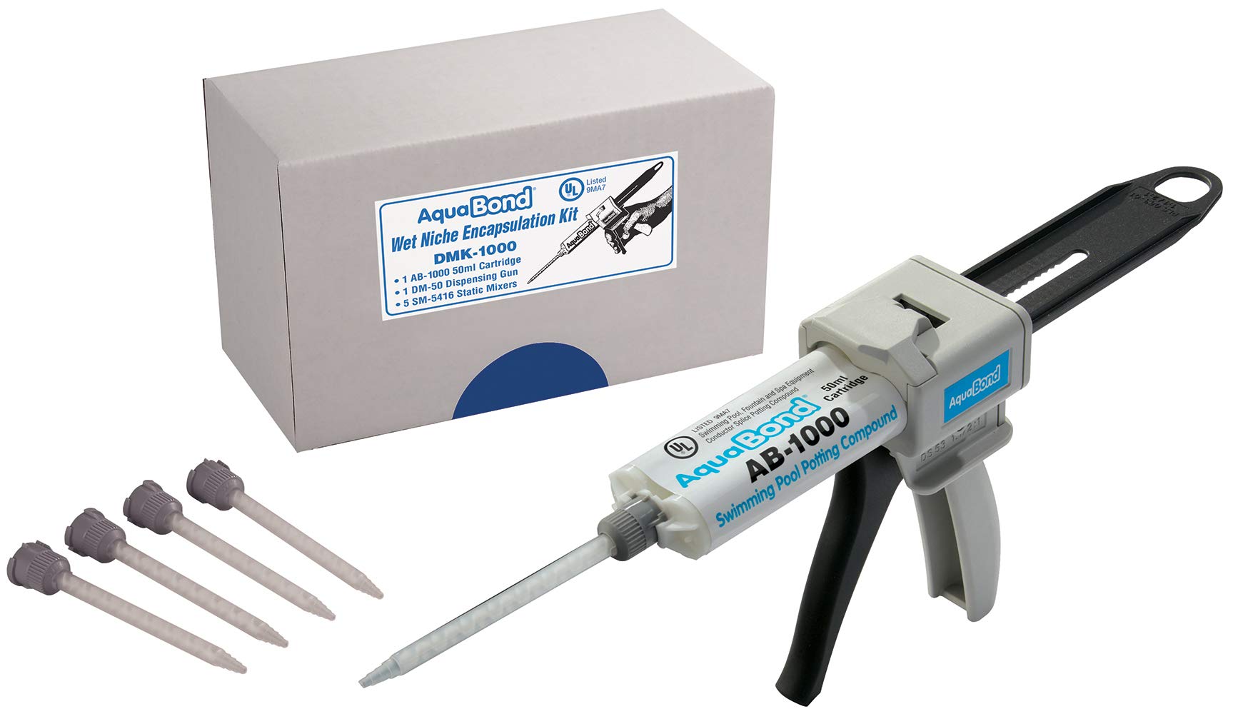 Waterproof Underwater Pool & Spa Light Potting Kit | Electrical Conductive Epoxy Resin for Lighting Fixtures | DMK-1000 (1.7oz) | Ideal for Sealing LED Pool Lights, Spa Lights & Underwater Lighting Installations