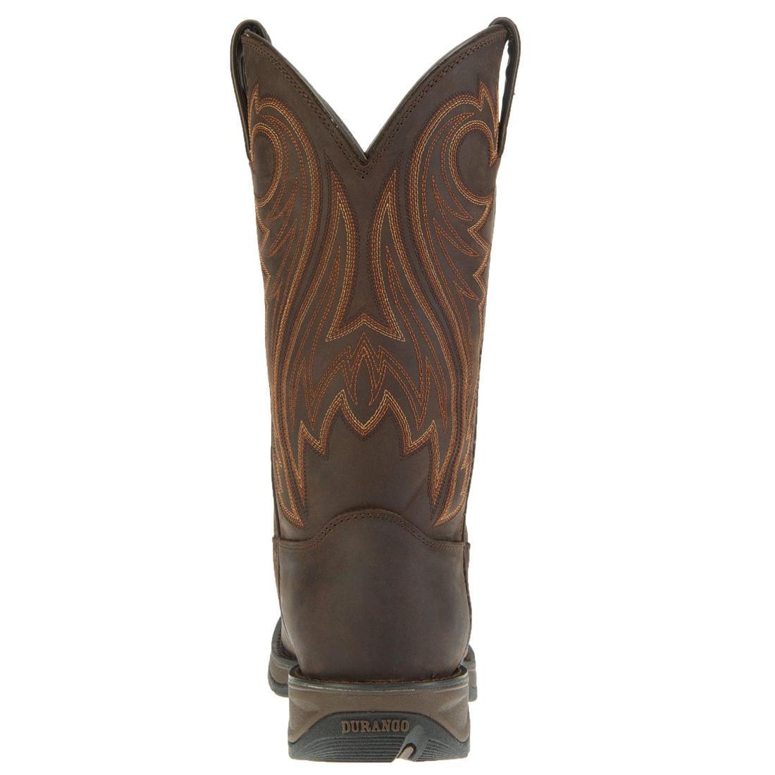 Rebel Chocolate Brown Pull-On Western Boots for Women - Comfortable & Stylish Cowboy Boots for Riding, Country Fashion & Everyday Wear