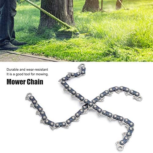 Fdit Stainless Steel Trimmer Head Chain Replacement for Garden Lawn Mower & Brush Cutter - Durable Lawn Mower Replacement Parts for Professional Landscaping & Yard Maintenance