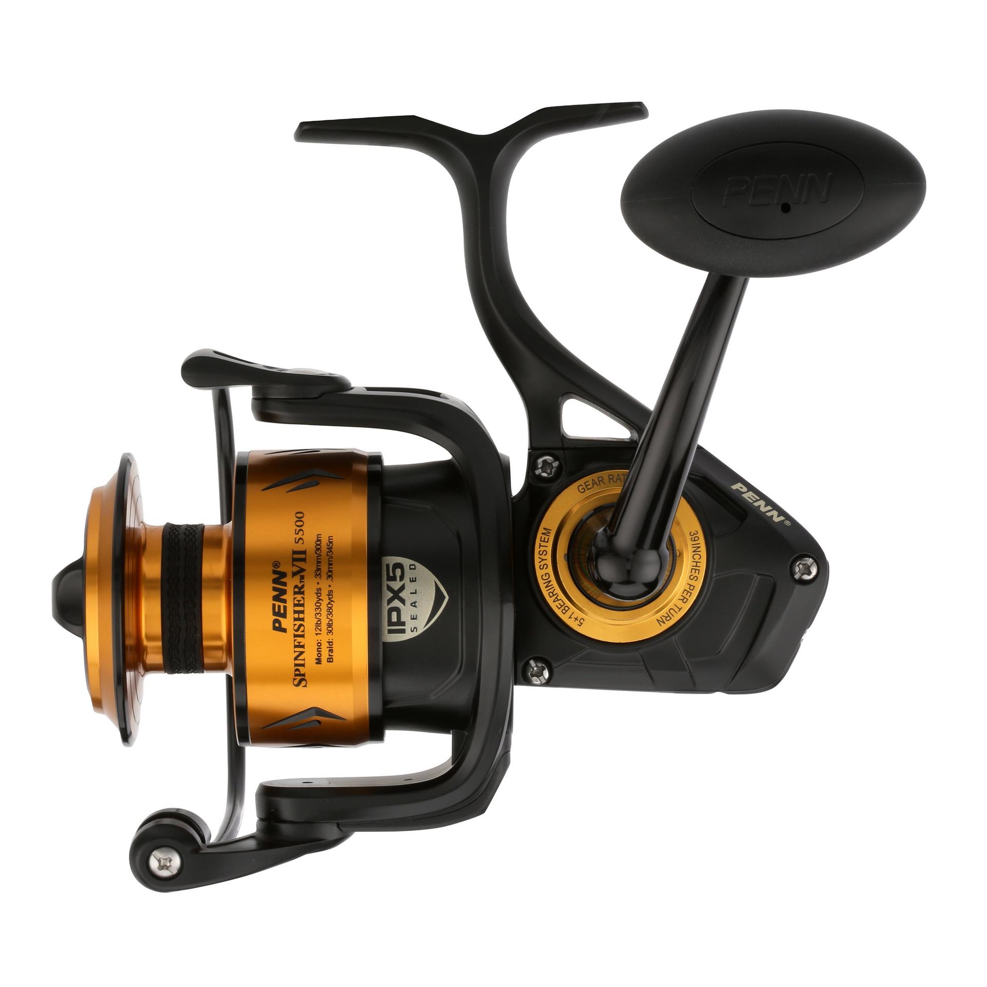Penn Spinfisher VII Spinning Fishing Reel - Saltwater & Freshwater Resistant, Smooth Drag System - Perfect for Surf Fishing, Pier Fishing & Offshore Angling