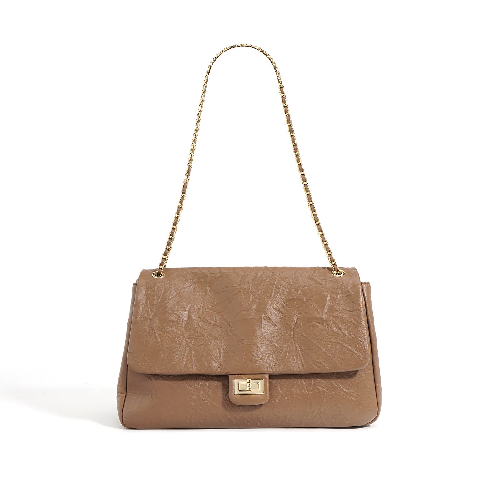 Soft Chain Strap Shoulder Bag for Women - Stylish Crossbody Purse with Adjustable Leather Strap, Perfect for Work, Travel & Evening Out