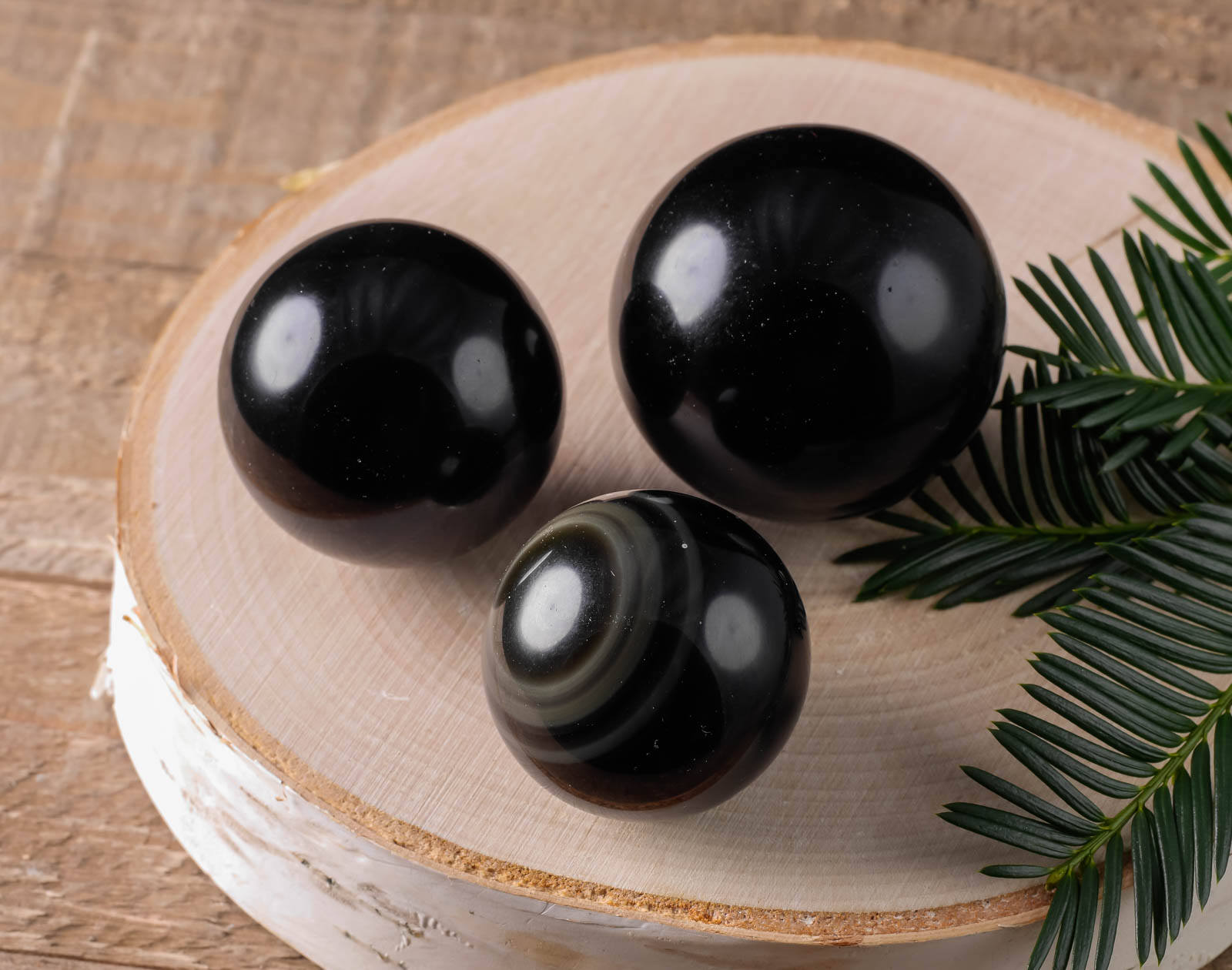 Rainbow Obsidian Crystal Sphere - 3