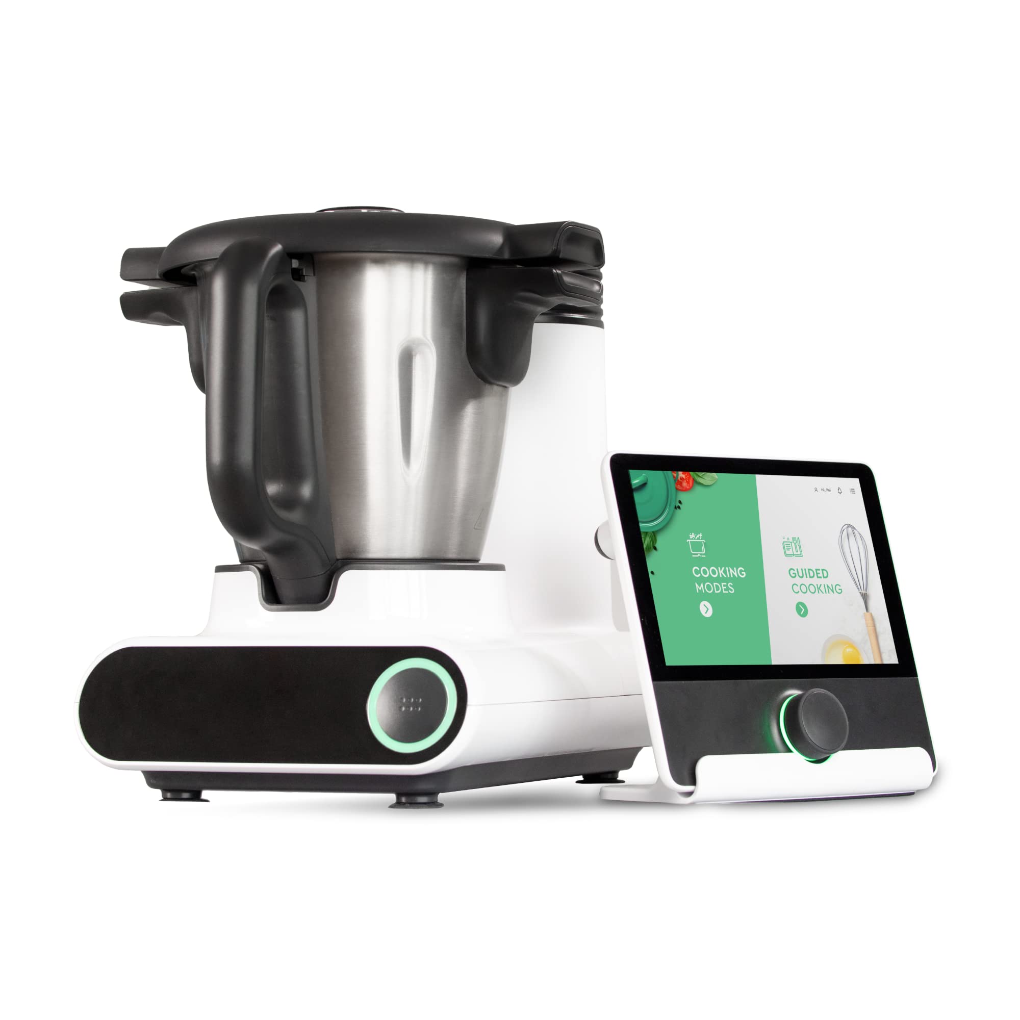 Multo By CookingPal - Smart Compact Countertop Multi-Functional Food Processor with Guided Recipes | Built-In WiFi | All-in-One Cooker for Chopping, Kneading, Steaming & Cooking | Perfect for Meal Prep, Healthy Cooking & Busy Home Chefs